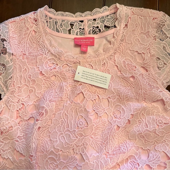 NWT Isaac Mizrahi Live Always Issac pink size medium dress - Picture 5 of 10
